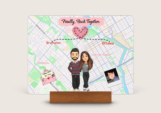 Forever Together – Personalized Couple Portrait Keepsake