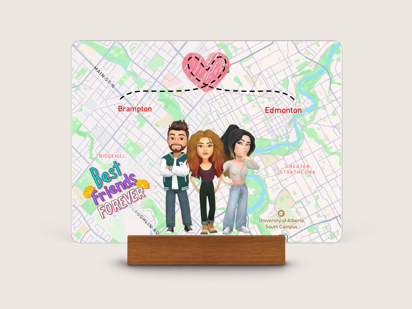 Forever Together – Personalized Couple Portrait Keepsake